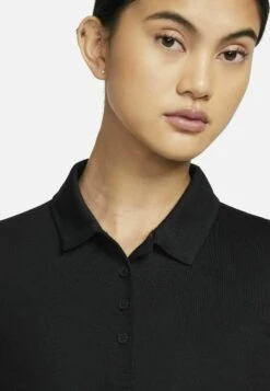 W Nk Dry Fit Victory Ss Sld - Poloshirt - Black/White -Mode Kledingwinkel 2434db60b7c9475294fe55c8be593a8b