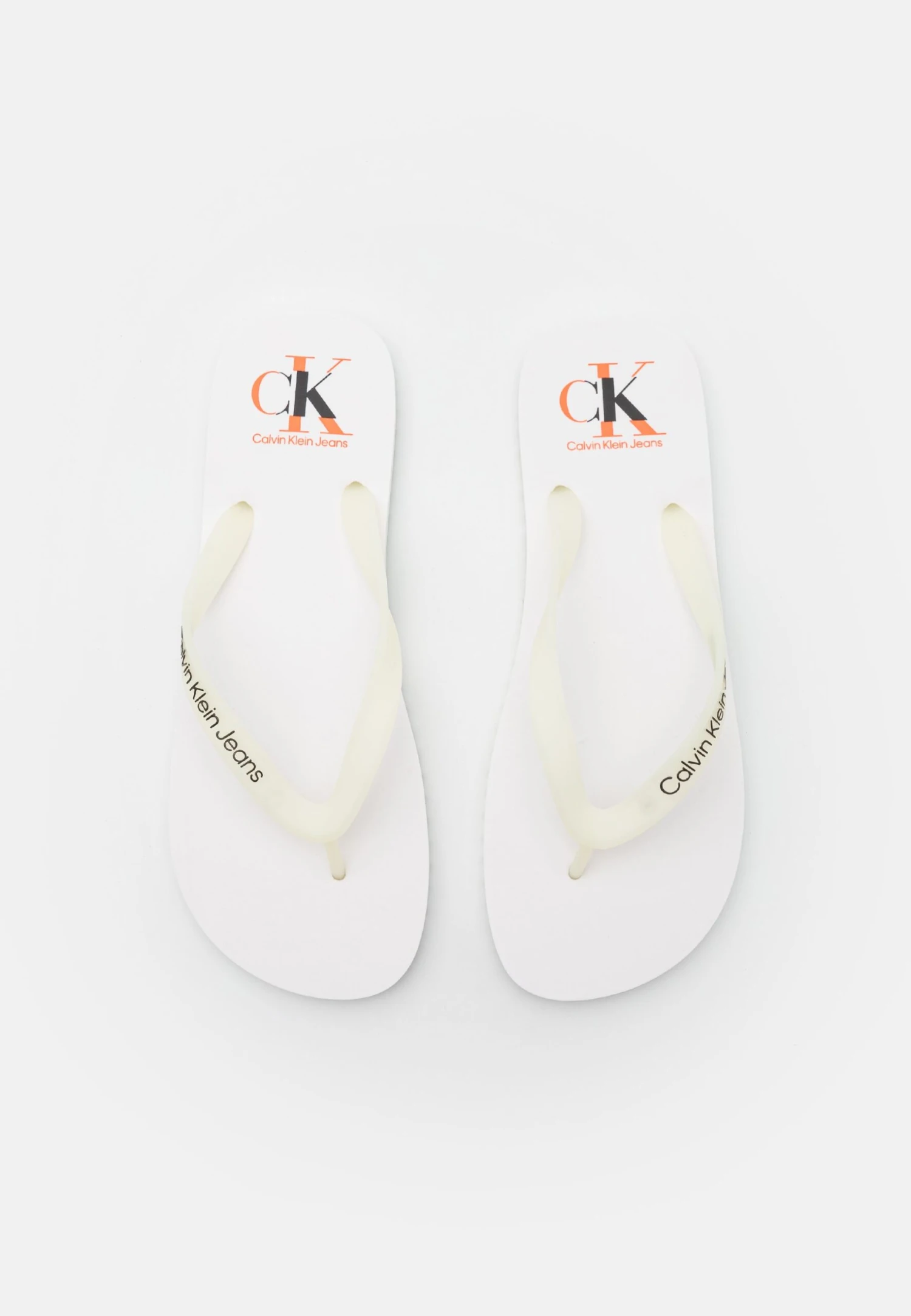 Calvin Klein Jeans Beach Logo - Teensandalen - White 3 Calvin Klein Jeans Beach Logo - Teensandalen - White