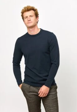 Profuomo Long Sleeve - Longsleeve - Navy