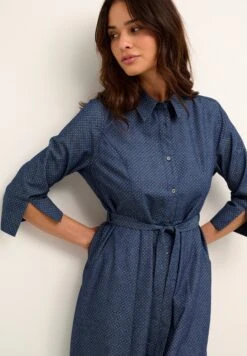 Cream Crmagria Zally- Blousejurk - Denim Blue -Mode Kledingwinkel 26d431c52b49466eaae93c010ccca38a