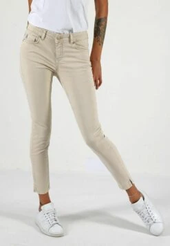 Slim Fit Jeans - Beige