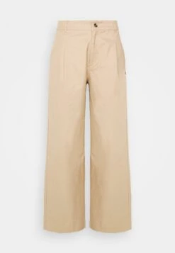 Bookstore Straight Hem Pants - Broek - Sand -Mode Kledingwinkel 27e481c54fd944d8b64288012bbd45e8