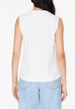 Sleeveless - Top - Ivory 10 Sleeveless - Top - Ivory -Mode Kledingwinkel 28c83f269b634ab7b0cb2d9fb4d7b361
