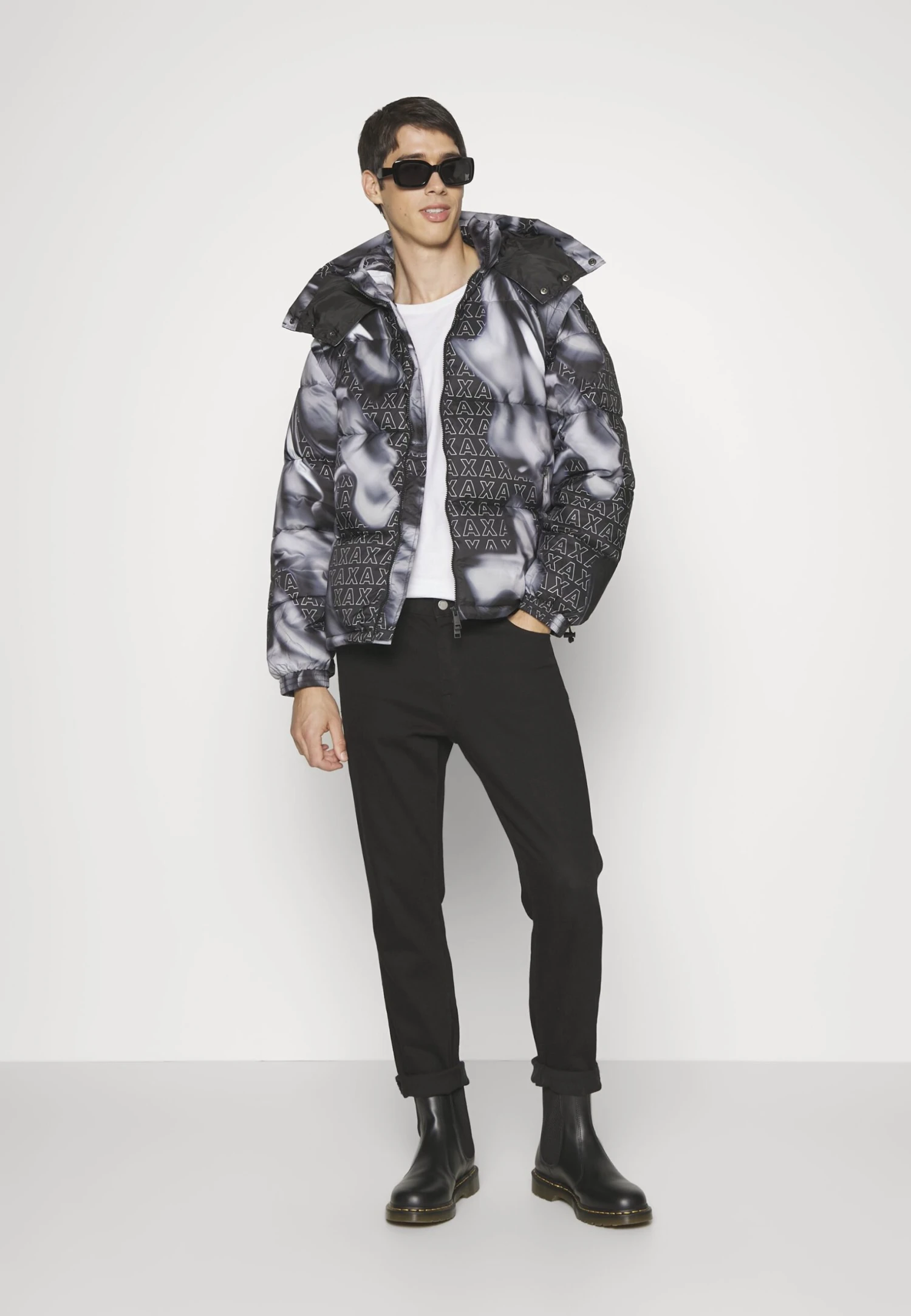 Armani Exchange Blouson Jacket - Winterjas - Grey 4 Armani Exchange Blouson Jacket - Winterjas - Grey - Afbeelding 2