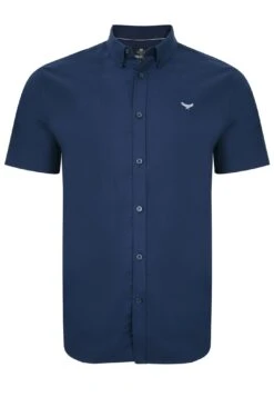 Threadbare Inferno - Overhemd - Navy -Mode Kledingwinkel 2b60ad51a0d64b64aa1cb11a655557df