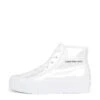 Calvin Klein Jeans Bold Vulc Mid Ny Wn - Sneakers Hoog - Bright White/Creamy White