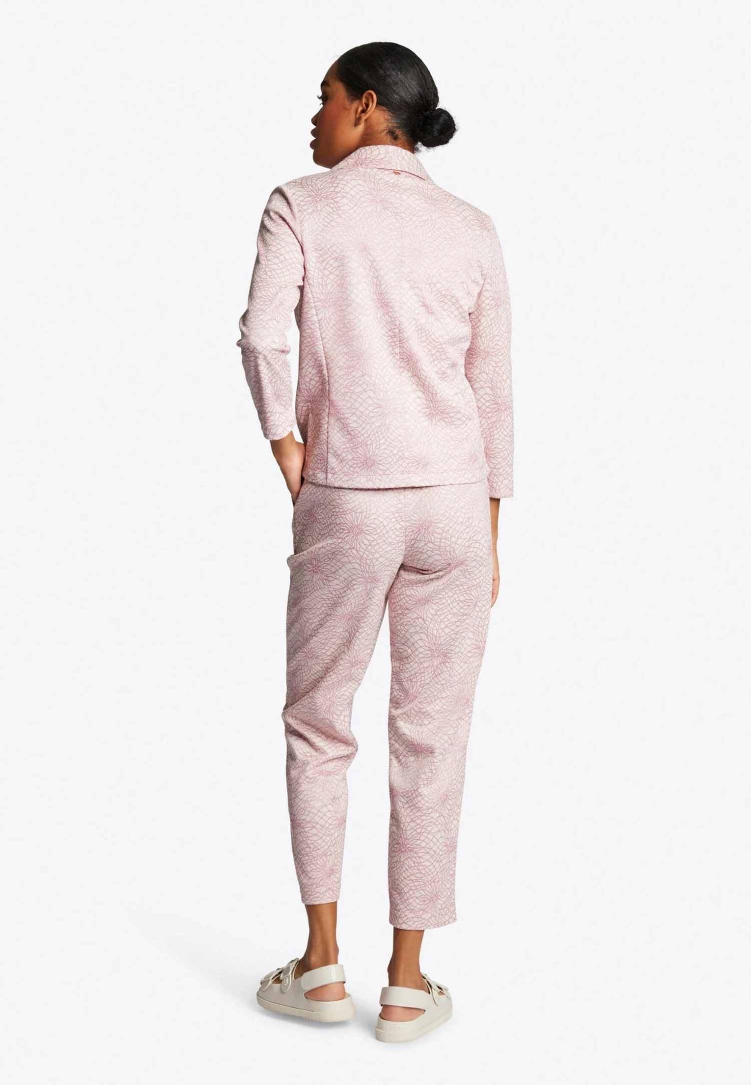 Rich&royal Stretchigen Jacquard - Trainingsbroek - Pink Cosmos 5 Rich&royal Stretchigen Jacquard - Trainingsbroek - Pink Cosmos - Afbeelding 3