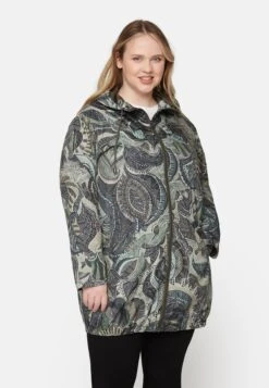 Light All Over Printed - Halflange Jas - Leaf Mix