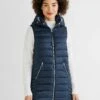 STREET ONE Mit Kapuze - Bodywarmer - Blau -Mode Kledingwinkel 30a232cfd4464495a90de2819df8be89