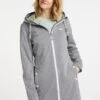 Schmuddelwedda Funktions - Outdoorjas - Grau Melange Hellgrün -Mode Kledingwinkel 30e333f12b54419dbdf88d2570b87f16
