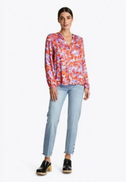 Rich&royal Bunt Bedruckte- Blouse - Fierce Orange 8 Rich&royal Bunt Bedruckte- Blouse - Fierce Orange -Mode Kledingwinkel 326528dedd454e49bf65c653608ca75a