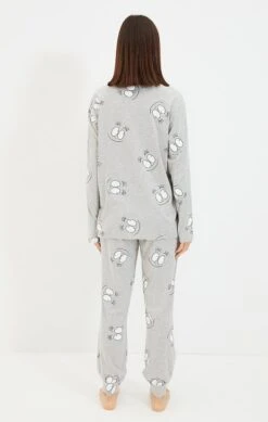 Trendyol Pyjama - Grey -Mode Kledingwinkel 32cdb367e06d461694ddc9583ed9247c