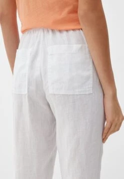 S.Oliver Mit Elastikbund - Broek - Weiß -Mode Kledingwinkel 33bbed1c875444109a138aaa9bae5316