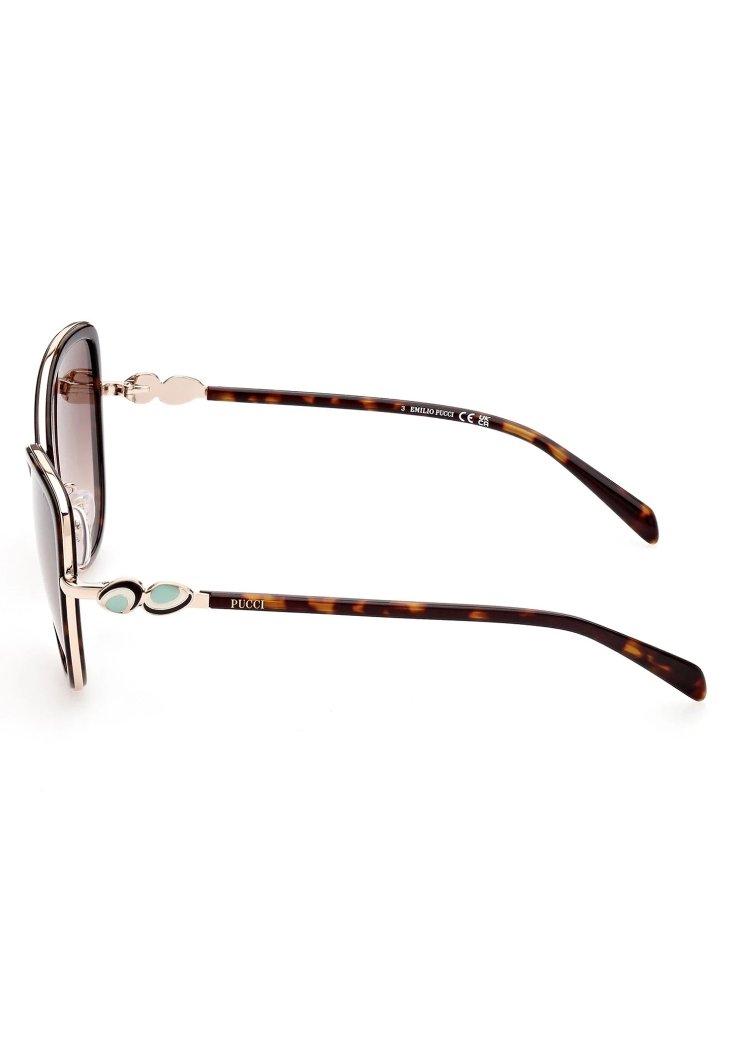 Emilio Pucci Katze - Zonnebril - Havanna 5 Emilio Pucci Katze - Zonnebril - Havanna - Afbeelding 3