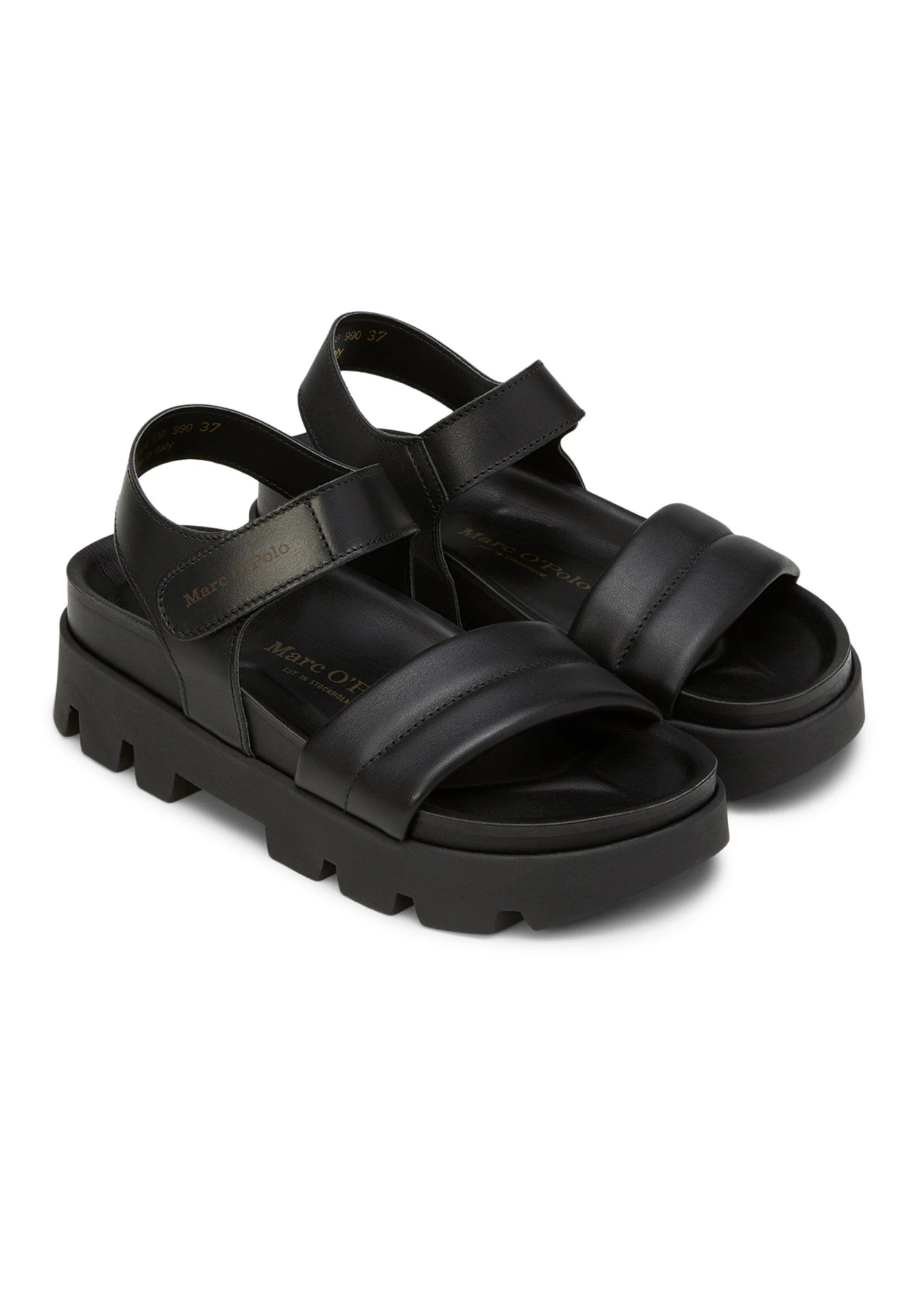 Marc O'Polo Bulky-Mit Ergonomisch Geformtem Fussbett - Sandalen Met Plateauzool - Black 4 Marc O'Polo Bulky-Mit Ergonomisch Geformtem Fussbett - Sandalen Met Plateauzool - Black - Afbeelding 2