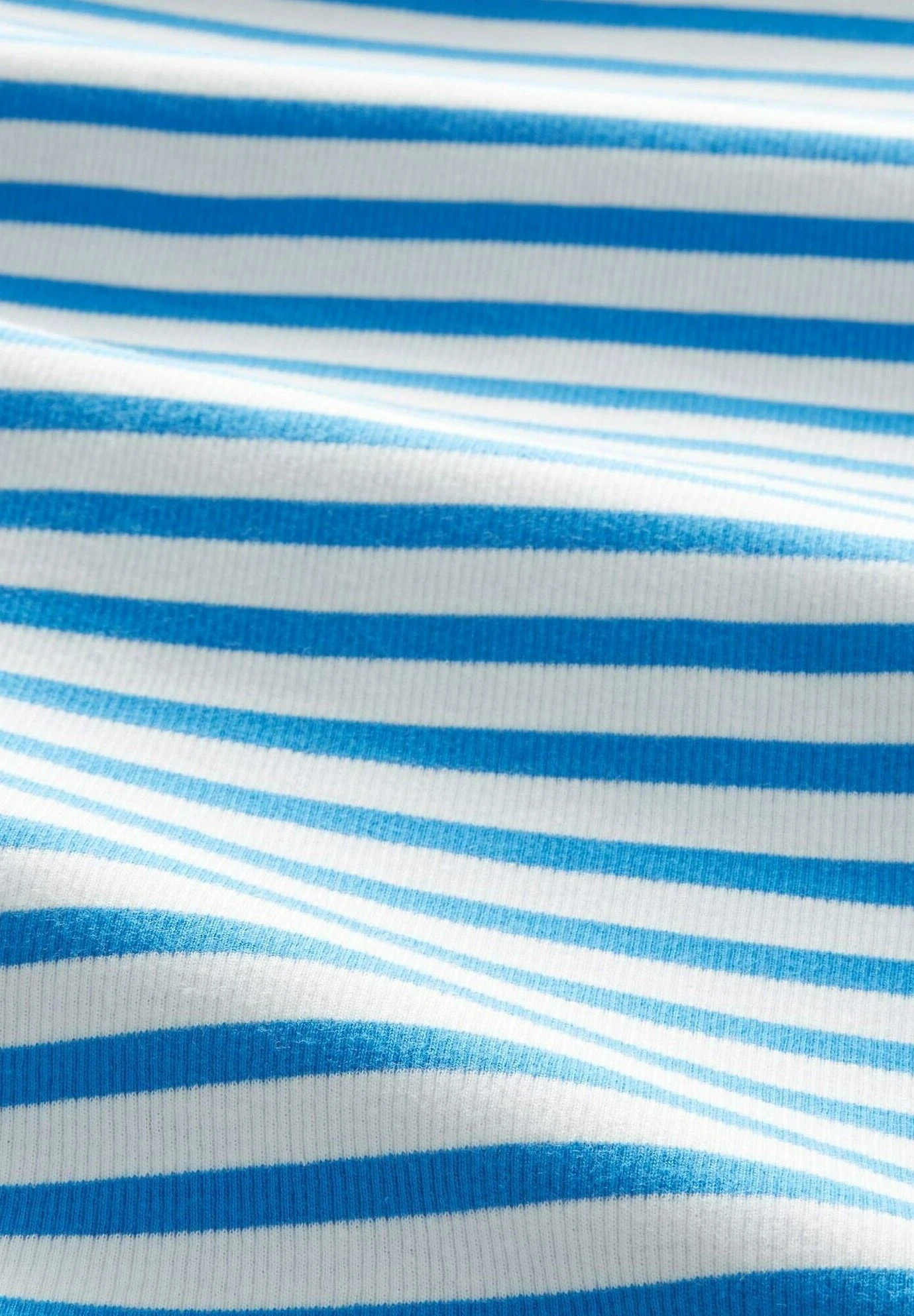 TOM TAILOR Denim Mit Streifen - T-Shirt Print - White Mid Blue Stripe 8 TOM TAILOR Denim Mit Streifen - T-Shirt Print - White Mid Blue Stripe - Afbeelding 6