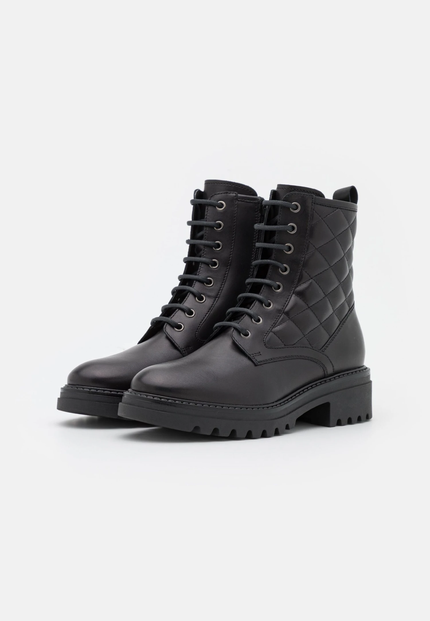 Anna Field Leather - Veterboots - Black 5 Anna Field Leather - Veterboots - Black - Afbeelding 3