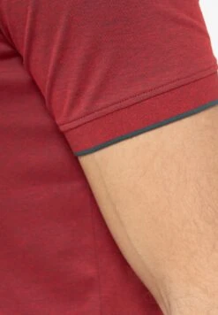 Valencia - Poloshirt - Warm Red Melange -Mode Kledingwinkel 3915fb88b94447e1a9925983a83d8361