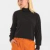 Nucardi Crop - Longsleeve - Caviar -Mode Kledingwinkel 39333c12fe884a2291c16871bc0a023e