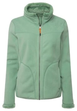 Wende Und Teddy-Seite, Stehkragen, Langarm - Fleecejas - Menthe Verte -Mode Kledingwinkel 3933bec94ecb414886894fbf4e95b1e2