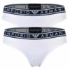 Emporio Armani 2 PackIcon Logoba - Slip - Weiß -Mode Kledingwinkel 3a682db166e14ee093b313382223e639