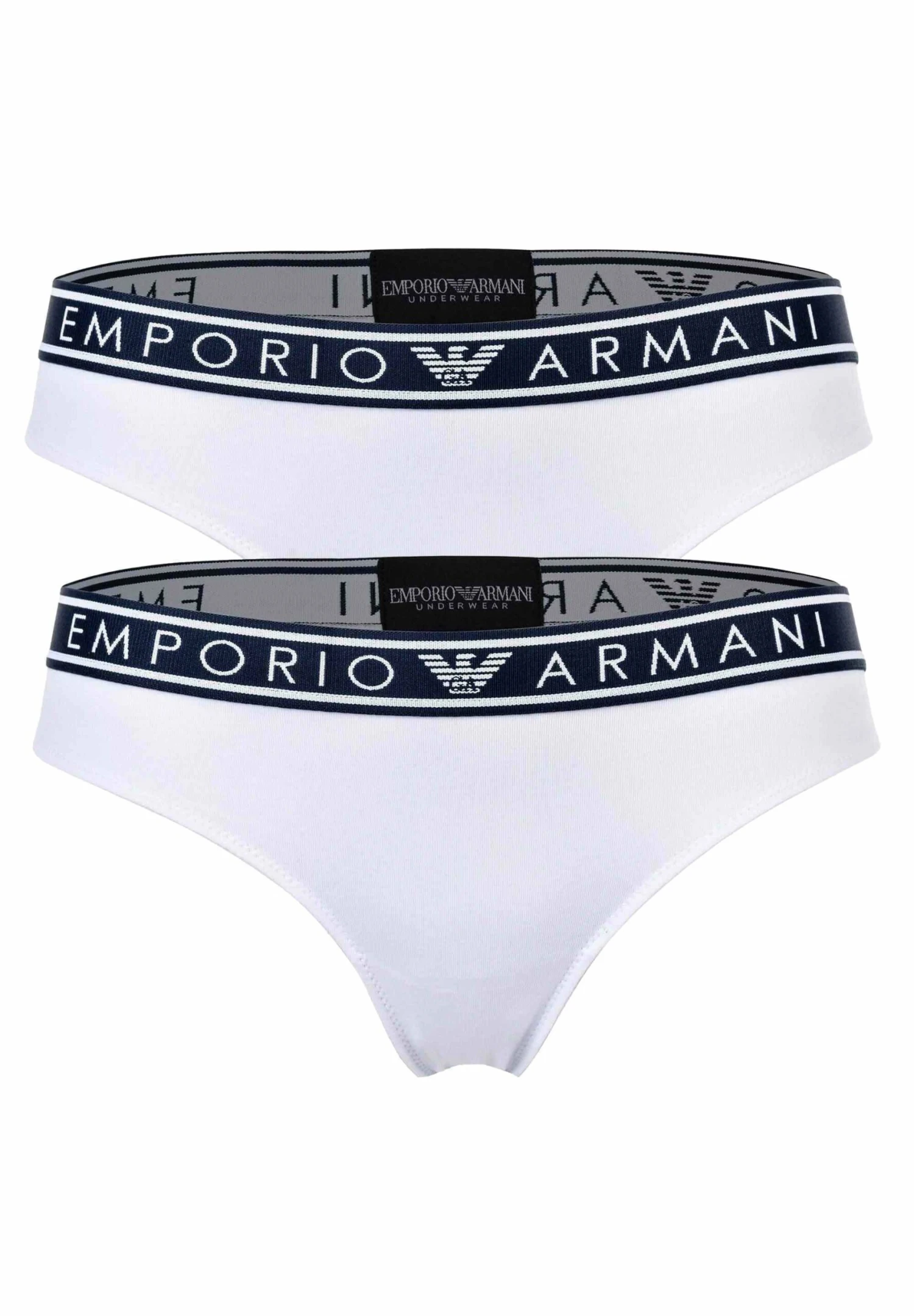 Emporio Armani 2 PackIcon Logoba - Slip - Weiß 3 Emporio Armani 2 PackIcon Logoba - Slip - Weiß