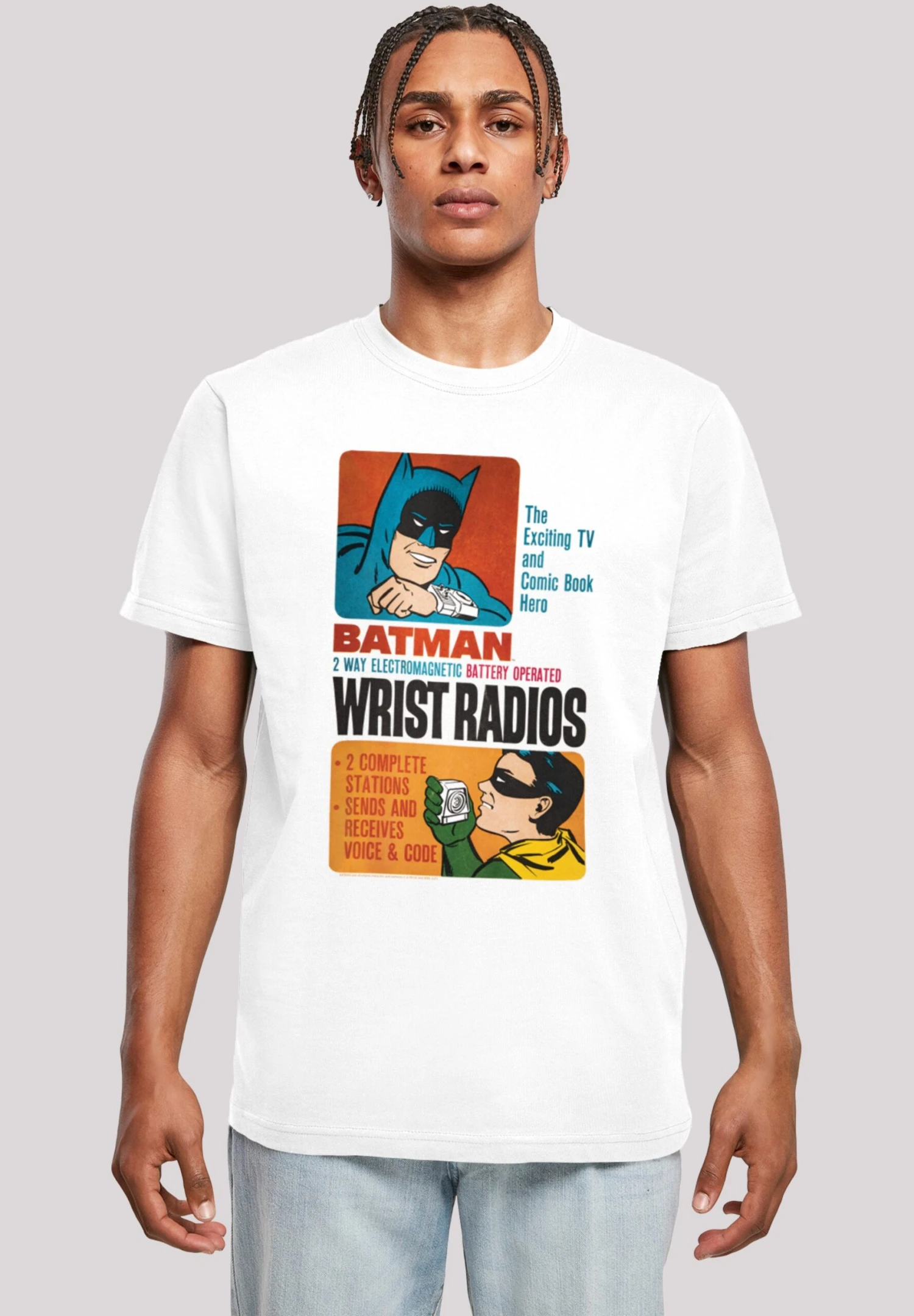 F4NT4STIC Batman- T-Shirt Print - White 3 F4NT4STIC Batman- T-Shirt Print - White