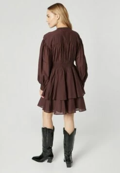 Collection Inska - Blousejurk - Burgunder -Mode Kledingwinkel 3d3ad3d09eba4554a34b6ff0e4a2fe5a