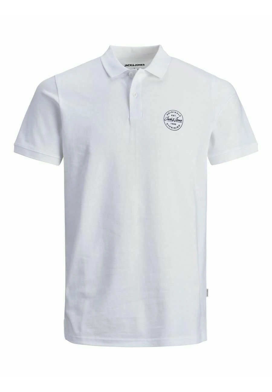 Jack & Jones Jjegordon Shark- Poloshirt - White 9 Jack & Jones Jjegordon Shark- Poloshirt - White - Afbeelding 7