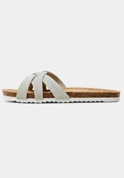 ESPRIT Slide - Muiltjes - Light Grey New -Mode Kledingwinkel 3df100a0fd2e485d84b2fb056c5b7bc5
