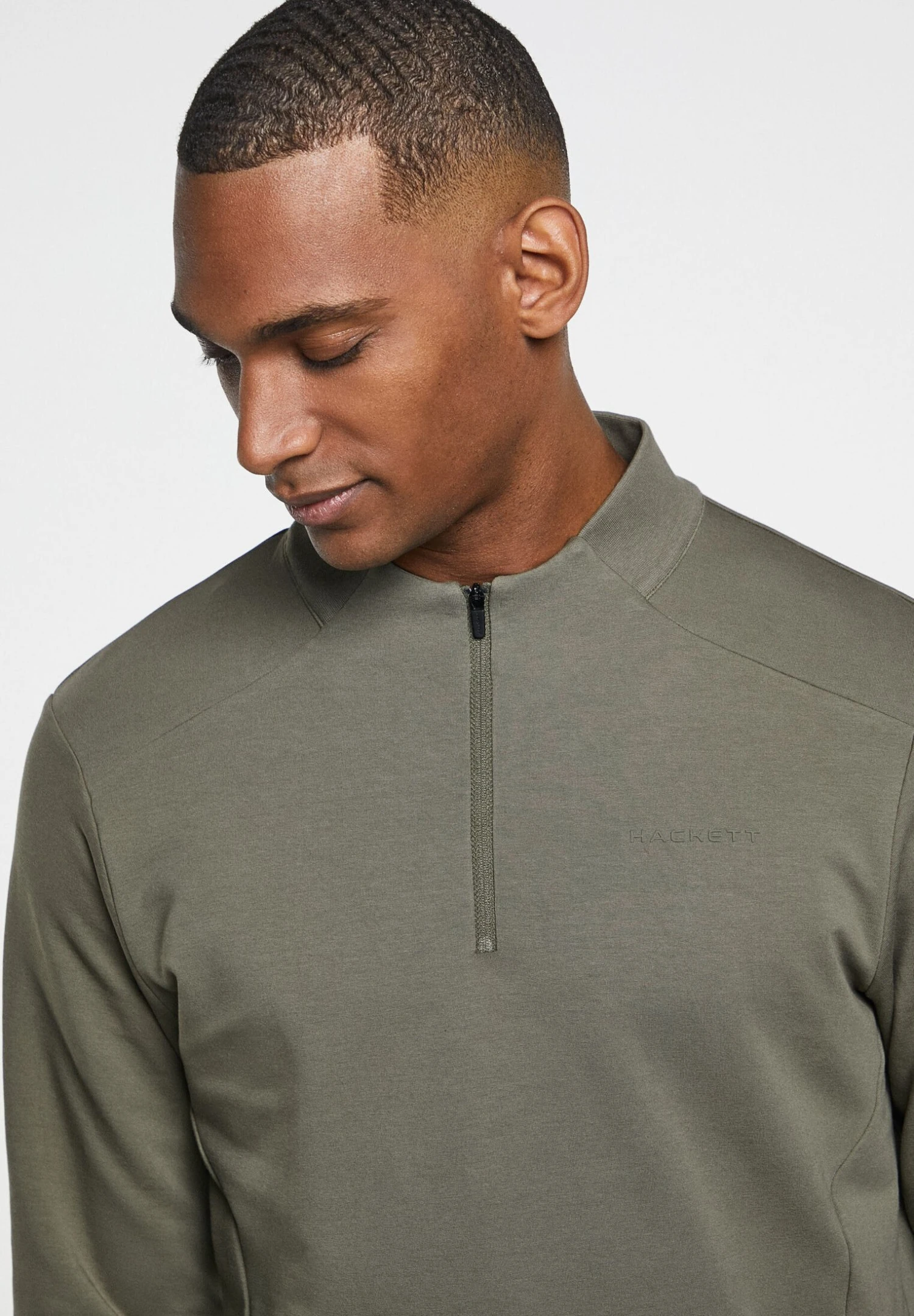 Hackett London Hs Hz - Sweater - Dusty Olive 6 Hackett London Hs Hz - Sweater - Dusty Olive - Afbeelding 4