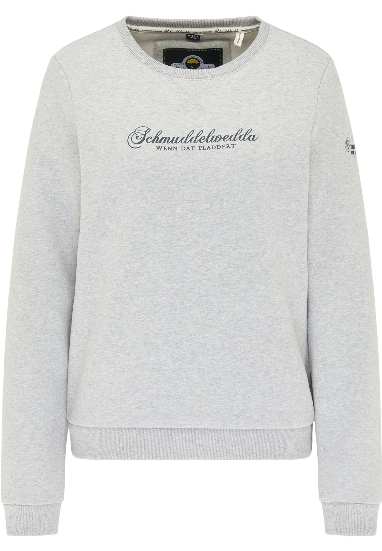 Schmuddelwedda Sweater - Hellgrau Melange 7 Schmuddelwedda Sweater - Hellgrau Melange - Afbeelding 5