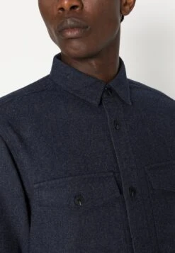 JACK&JONES Premium Jprmark Overshirt - Overhemd - Navy Blazer -Mode Kledingwinkel 3edc89ac27c2459db0f05419f33bf0a3