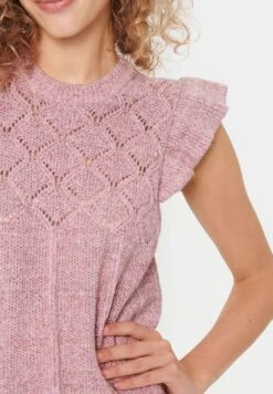 Saint Tropez Velasz - T-Shirt Print - Mulberry Melange -Mode Kledingwinkel 3fb3aee4ec364ea8ab9cdd670dd079f4