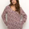 Kaffe Bpalice- Blouse - Dark RedPink Sand Flowers -Mode Kledingwinkel 3fffb49624b34a3abb8de159ea406bf4