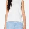 Sleeveless - Top - Ivory -Mode Kledingwinkel 4077d4f78c784217b9e44328861ba810