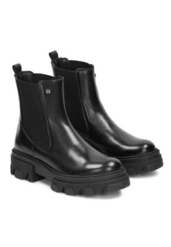 Kazar East - Enkellaarsjes Met Plateauzool - Black -Mode Kledingwinkel 40aabfdd26024686a49220e744a1e34f