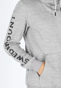 Training Logo - Hoodie - Lt Grey Melange Charcoal Melange -Mode Kledingwinkel 417daf1f1b0b4058adb67916a861bccf