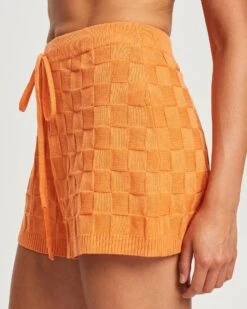 Colby - Shorts - Orange -Mode Kledingwinkel 42232b9a660a4017a43825af56e41166