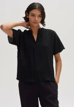 OPUS Kurzarm Flandra - Blouse - Black