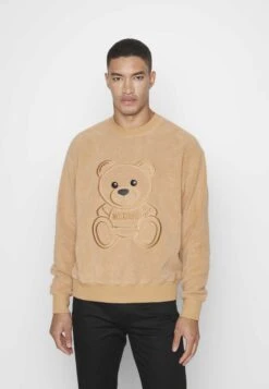 MOSCHINO Fleece Trui - Fantasy Beige -Mode Kledingwinkel 4308bc73cec5415cb171195b0903579b