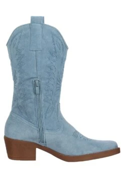 Cowboy-/Bikerlaarzen - Blau -Mode Kledingwinkel 4345fed9b51748f58a264f50f0842e59