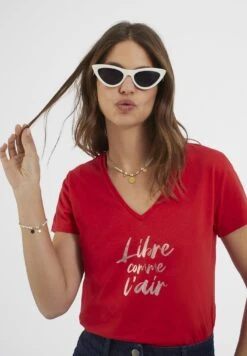 Mit Print - T-Shirt Print - Red -Mode Kledingwinkel 44547ab6a5a447f8a1b3796594165244