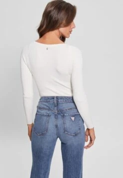 Guess Sweetheart-Ausschnitt - Trui - Weiß 7 Guess Sweetheart-Ausschnitt - Trui - Weiß -Mode Kledingwinkel 446ef7c205d24dcaabadfe6d5aab8f8f