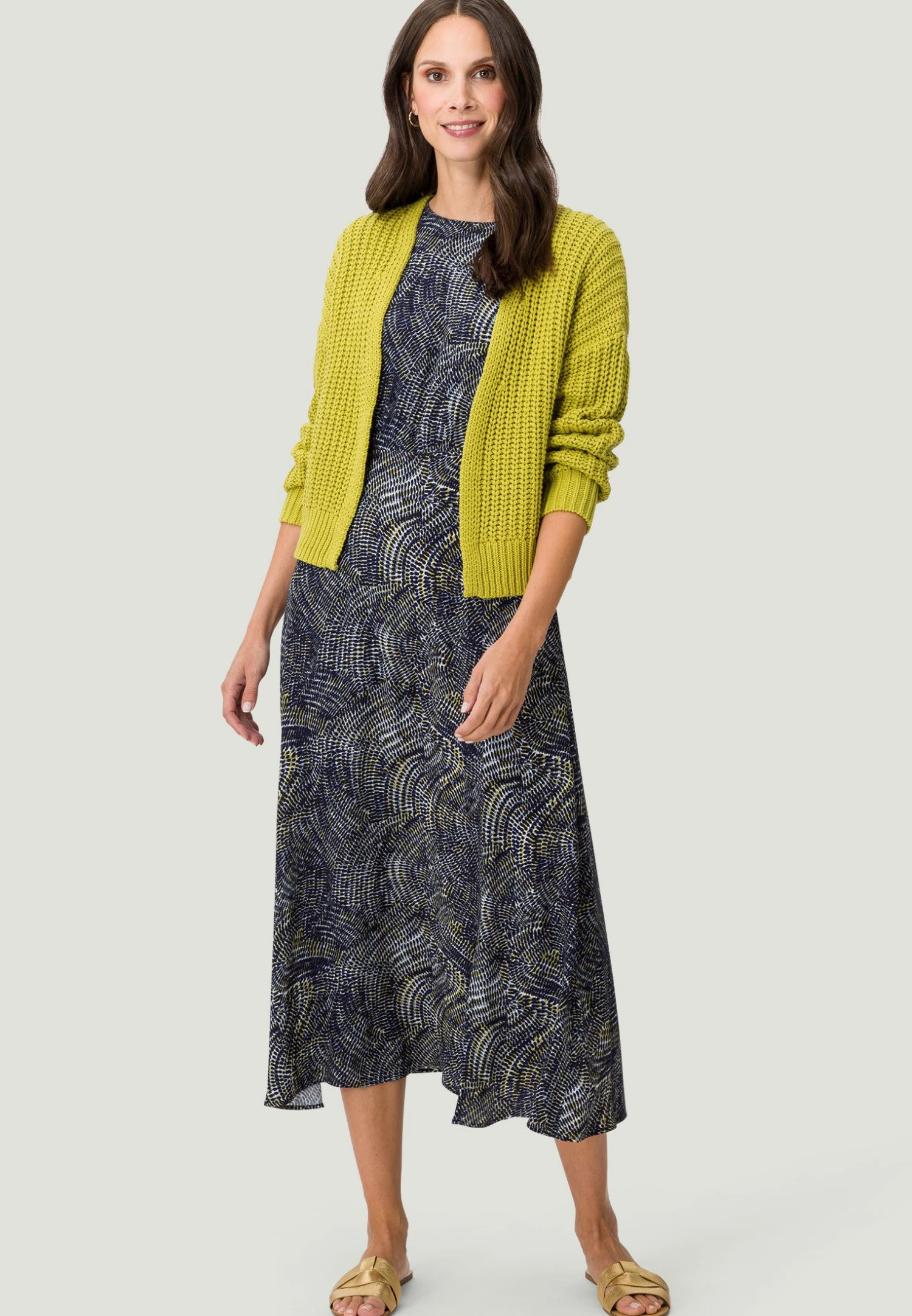 Zero Mit Beinschlitz - Jurk - Dark Bluelight Blue 4 Zero Mit Beinschlitz - Jurk - Dark Bluelight Blue - Afbeelding 2