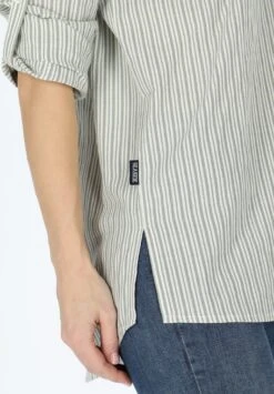 Houston- Blouse - Seaweed Green -Mode Kledingwinkel 46e9e5c44e0a4b13999ceb9d11344b56