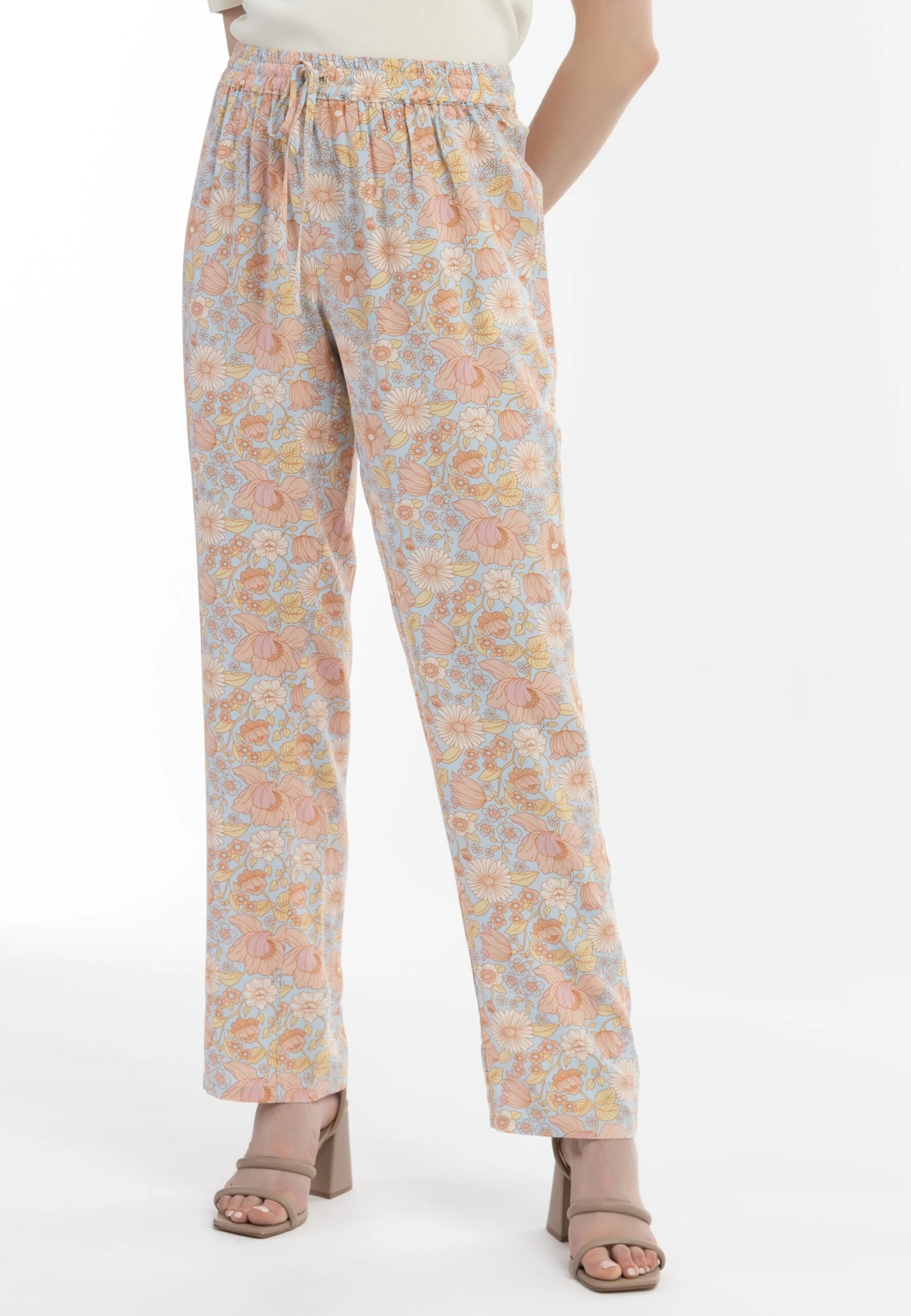 Usha Broek - Blau Mehrfarbig 3 Usha Broek - Blau Mehrfarbig