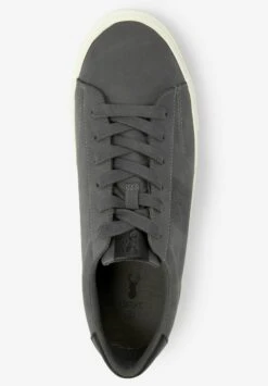 Next Perforated Side Wide Fit - Sneakers Laag - Grey -Mode Kledingwinkel 49fe169392724fec8540c38be98ae1b5