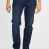 Solid Sdfynn - Straight Leg Jeans - Dark Blue Denim