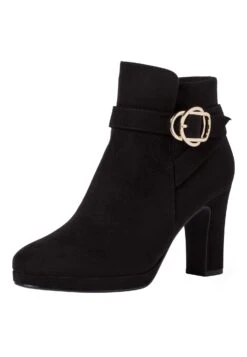 Tamaris Enkellaarsjes Met Hoge Hak - Black -Mode Kledingwinkel 4d3d43afa1b44951a8539ecb16fe1f10